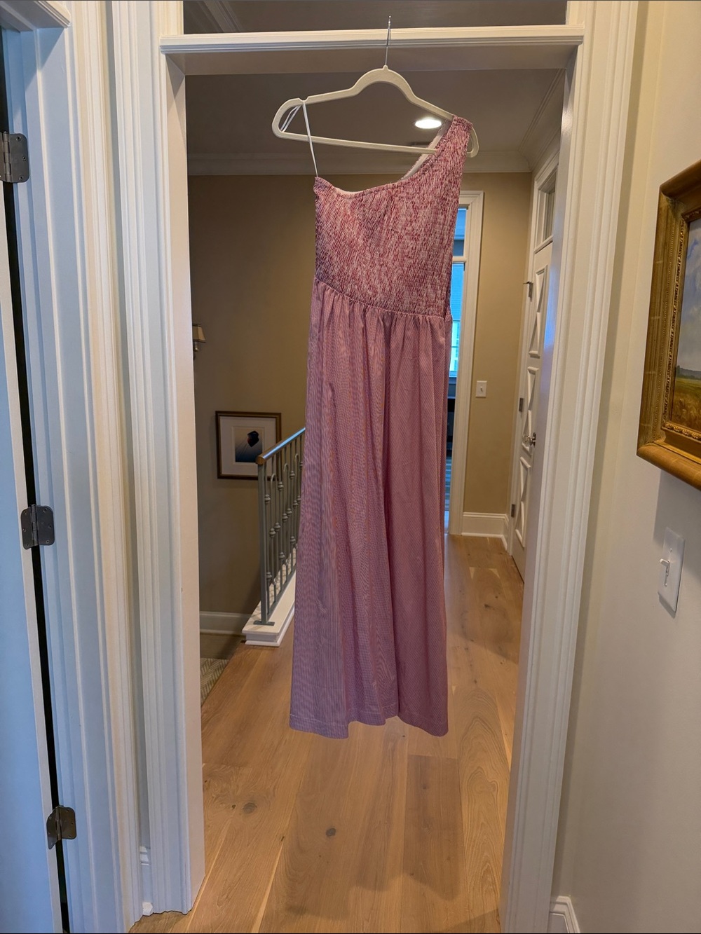 Frnch One-Shoulder Maxi Dress